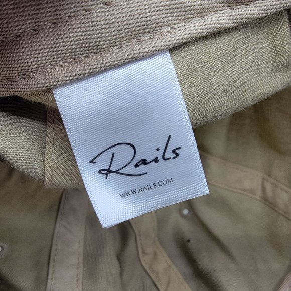 Rails Khaki Baseball Cap Adjustable Lightweight Comfort Cotton Hat Casual - Picture 8 of 10